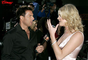 Rebecca Romijn-Stamos and Mark Steines at the L.A. premiere of Lions Gate's Godsend