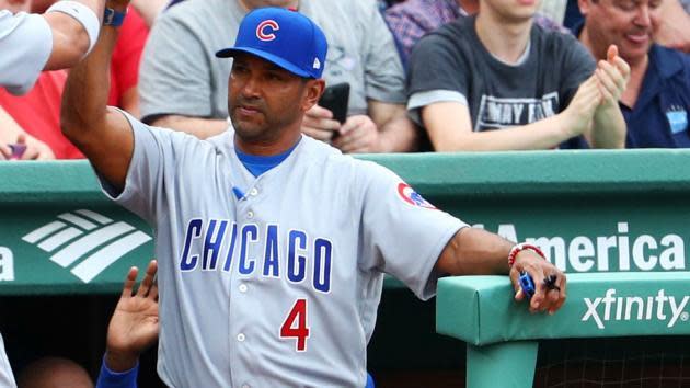 Chicago Cubs bench coach Dave Martinez is reportedly set to be named the Washington Nationals new manager. (AP)