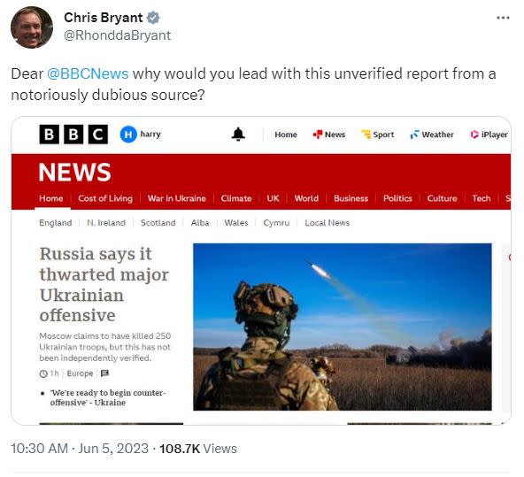 BBC defends 'unverified' report Russian troops killed 250 Ukrainians