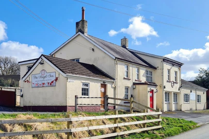 The Angel Inn, Salem, Carmarthenshire, which can now be converted into two homes