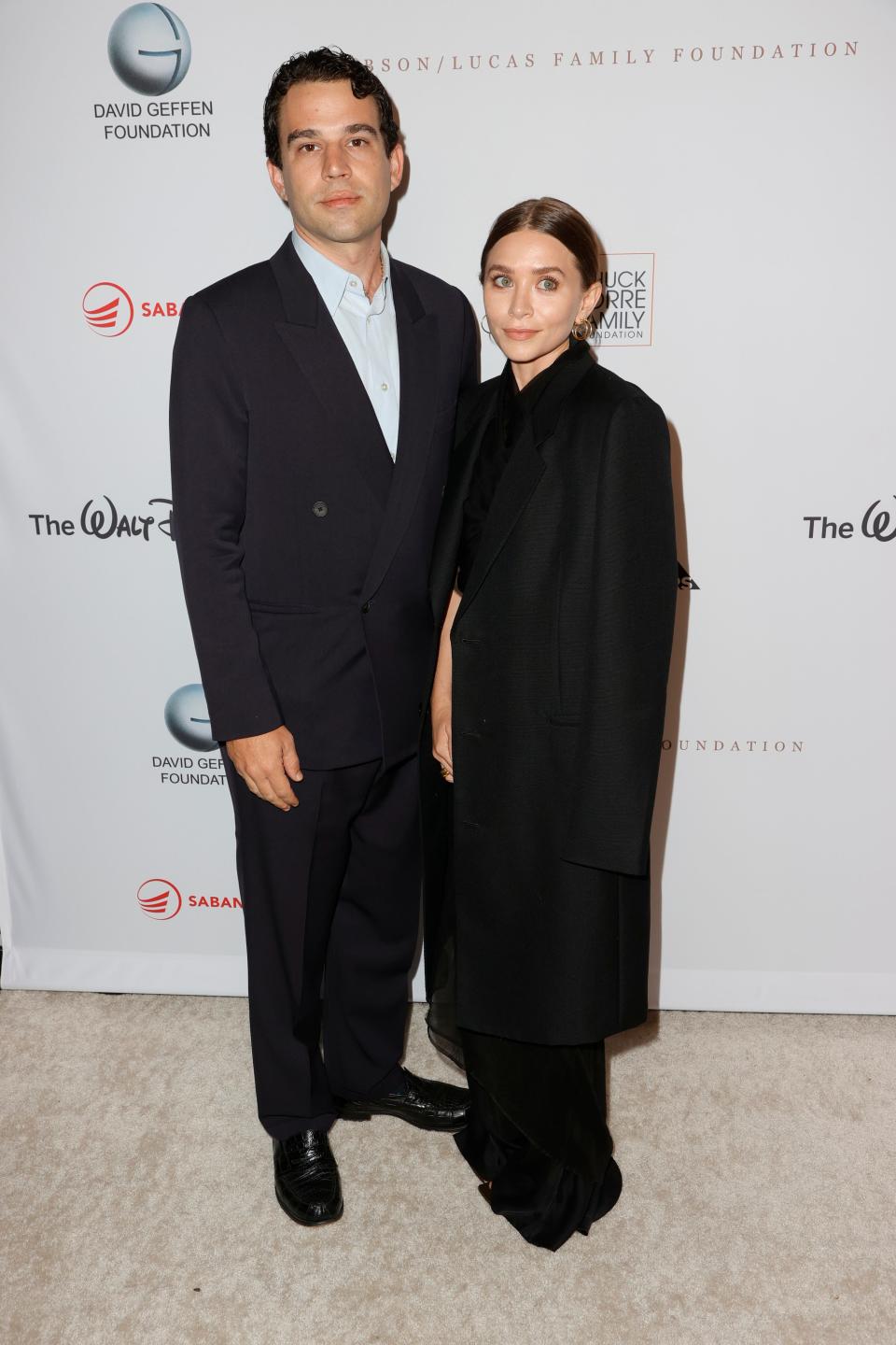 Ashley Olsen stepped out on a red carpet for the first time in two years with boyfriend Louis Eisner to attend a YES gala founded by his father.