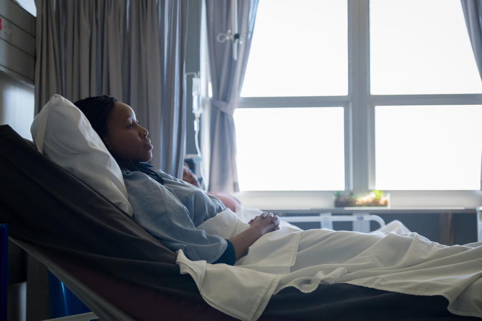 Woman in hospital after giving birth. (Getty Images)