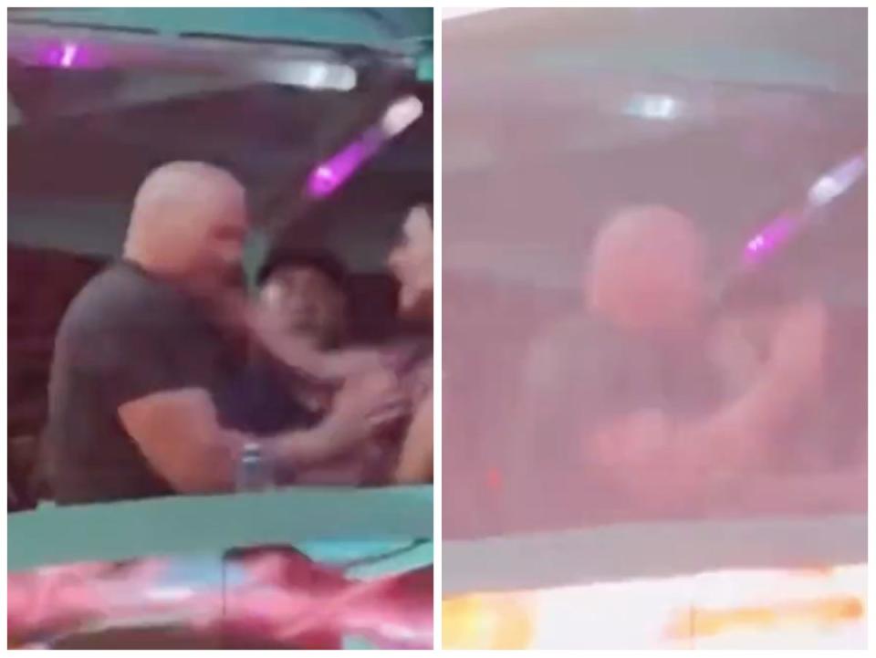 Dana White and Anne White slapped each other on video.