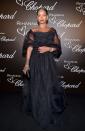 <p>Rihanna glammed up in a structural black Ralph & Russo gown.<br><i>[Photo: Getty]</i> </p>