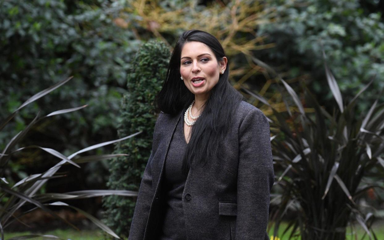 Home Secretary Priti Patel has shrugged off controversy over Government proposals to process migrants offshore - Julian Simmonds