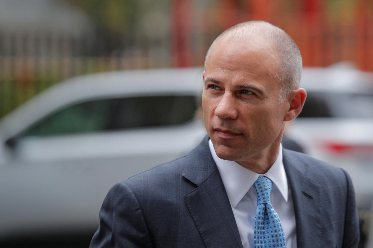 Attorney Michael Avenatti arrives at the United States Courthouse in New York City, U.S., Oct. 8, 2019. (Reuters)