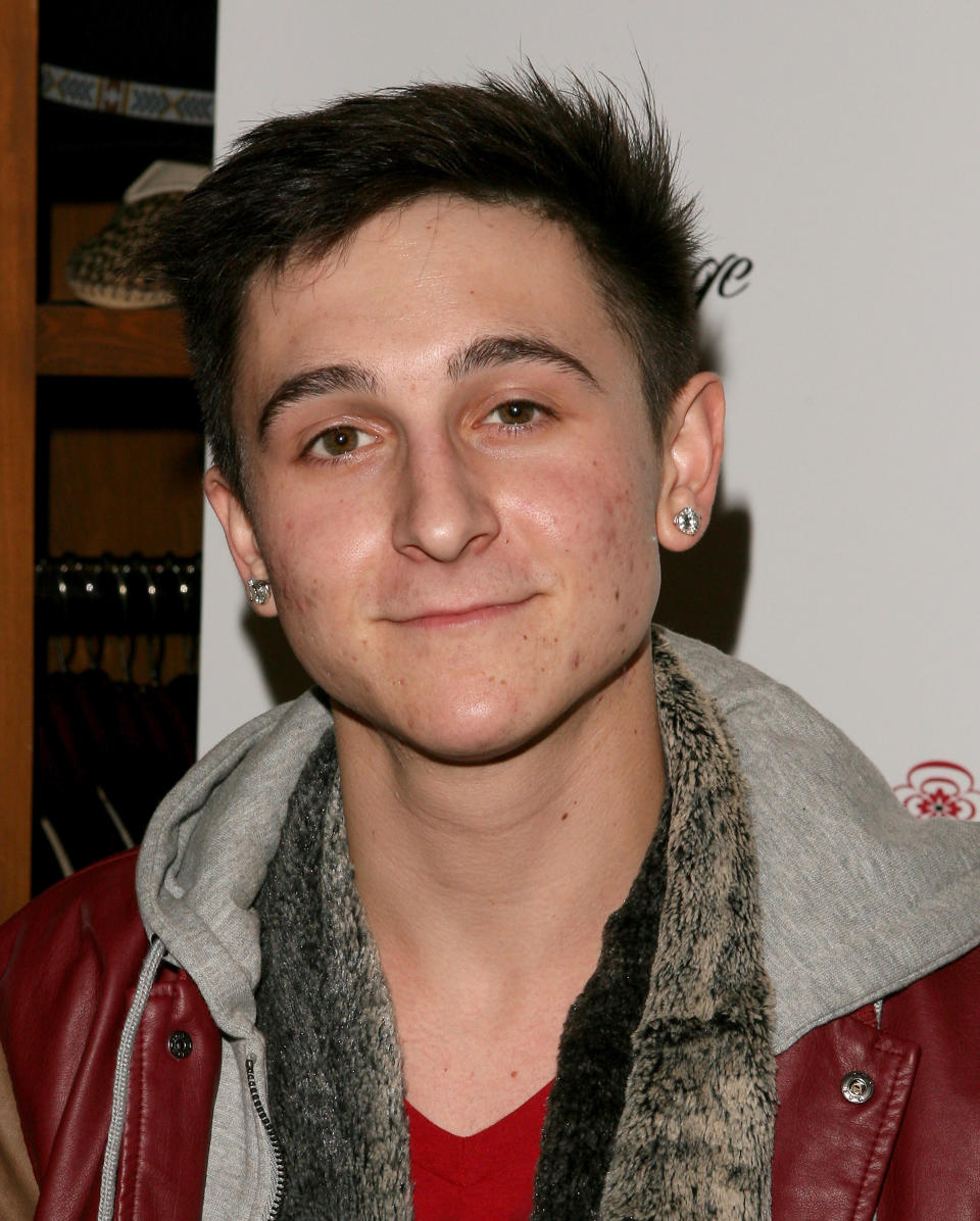 Closeup of Mitchel Musso