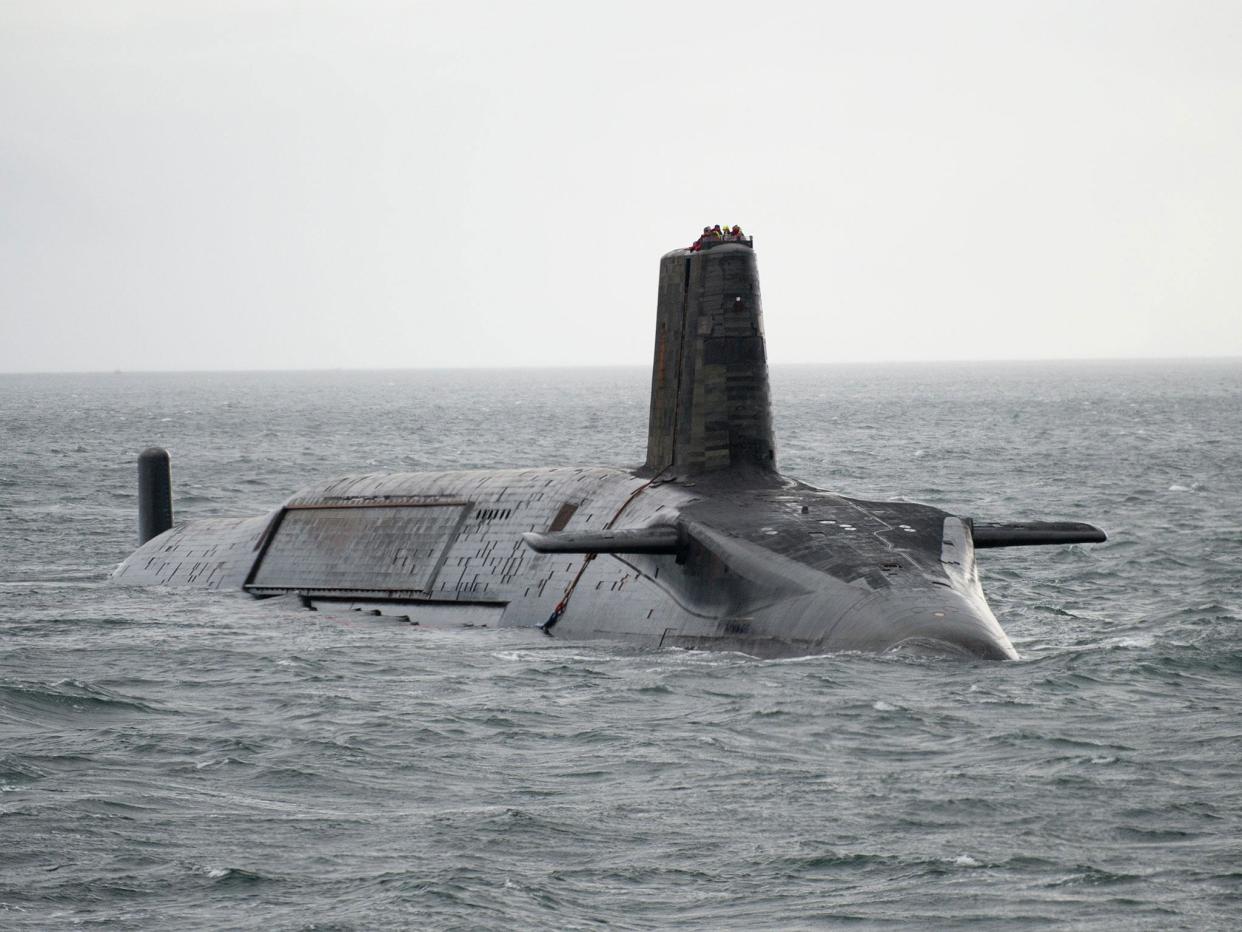 MPs voted overwhelmingly in July to back the renewal of Britain's Trident nuclear deterrence: Andrew Linnett/MoD Crown Copyright via Getty Images