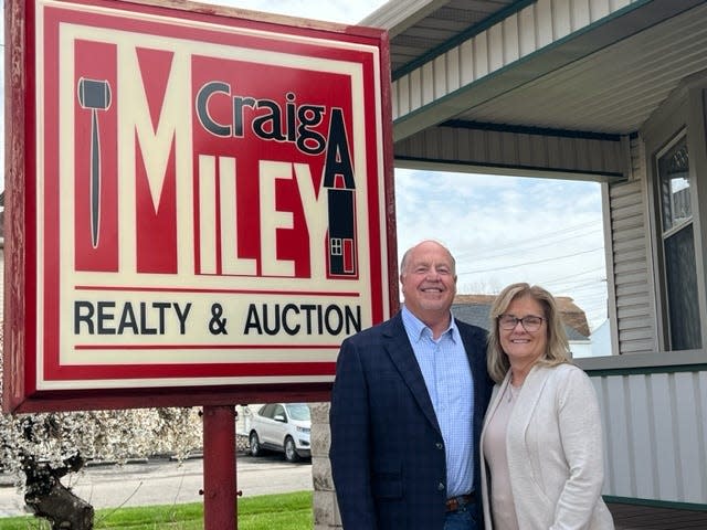 Craig and Marilyn Miley are the owners of Craig A. Miley Realty and Auction in Galion.
