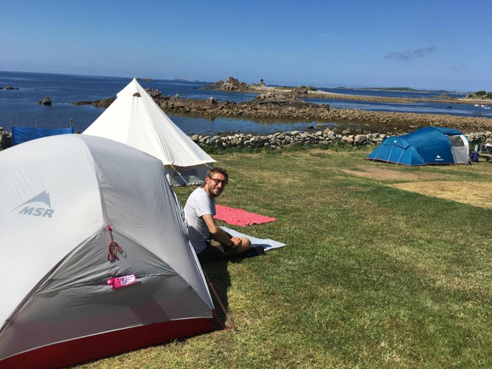 Camp on the car-free island of St Agnes (Sian Lewis)