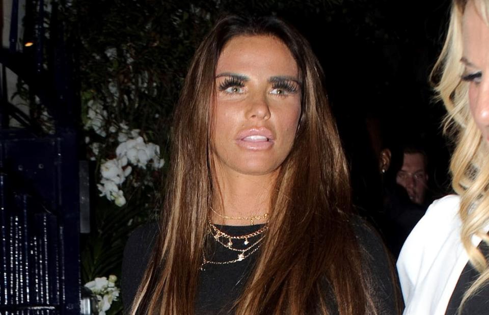 Katie Price has denied claims she faked breaking her feet. (AP)