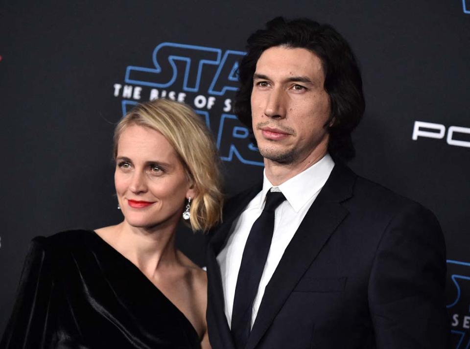 Adam Driver et Joanne Tucker 