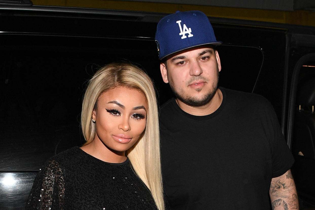 Blac Chyna & Rob Kardashian Visit Onyx Nightclub - Credit: Prince Williams/WireImage