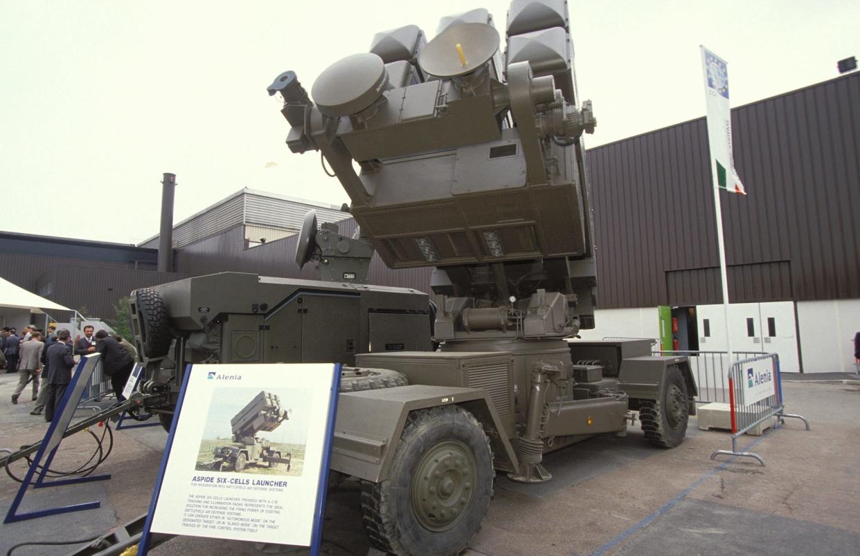 Aspide anti-air missile system