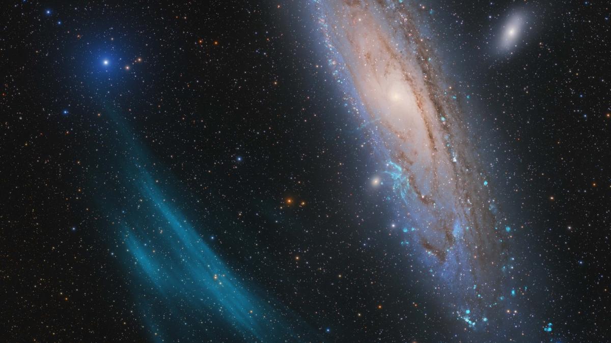 andromeda galaxy infrared