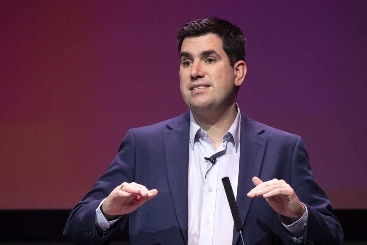 Richard Burgon during the Labour leadership hustings at the SEC centre, Glasgow.