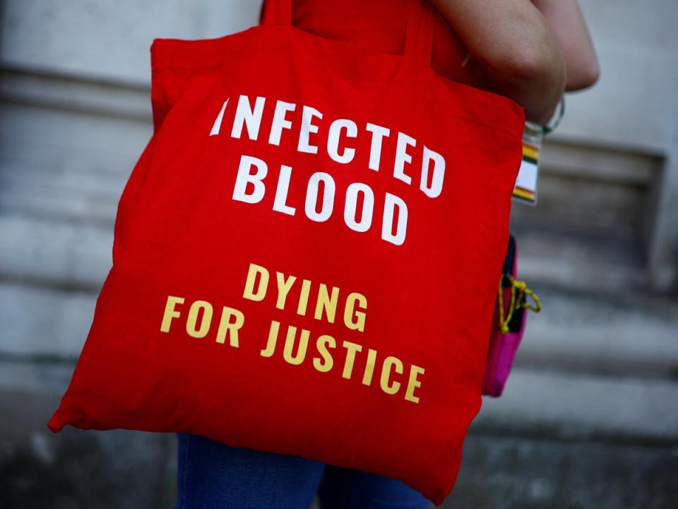 Victims of the infected blood scandal are due to recieve compensation (AFP/Getty)