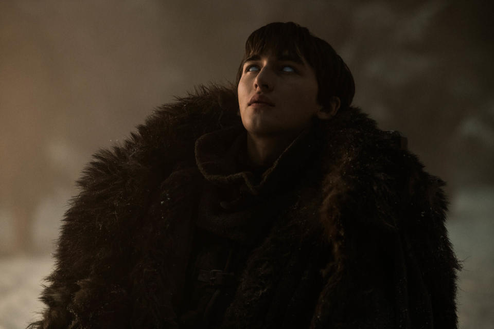 Bran Stark wargs out in 'The Long Night' episode of 'Game of Thrones' (Photo: Helen Sloan/HBO)