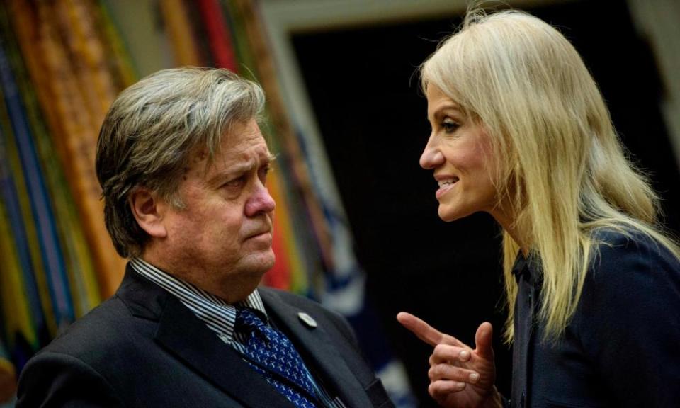 Steve Bannon and Kellyanne Conway.