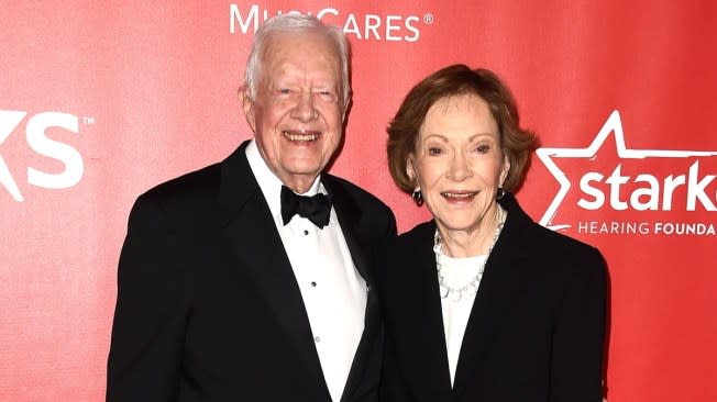 Former president Jimmy Carter and former first lady Rosalynn Carter in 2015 (Getty)