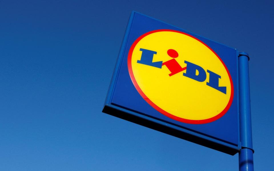 LIDL supermarket signage in London - Stephen Hird / Reuters