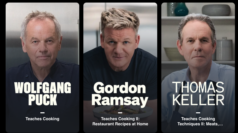 masterclass cooking courses