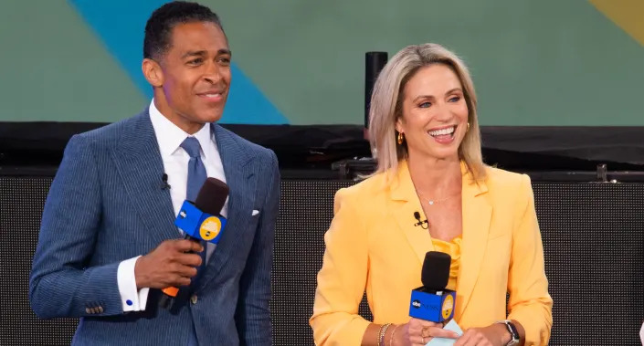 T.J. Holmes and Amy Robach's fate at GMA3 unclear as the two begin a mediation with ABC. 