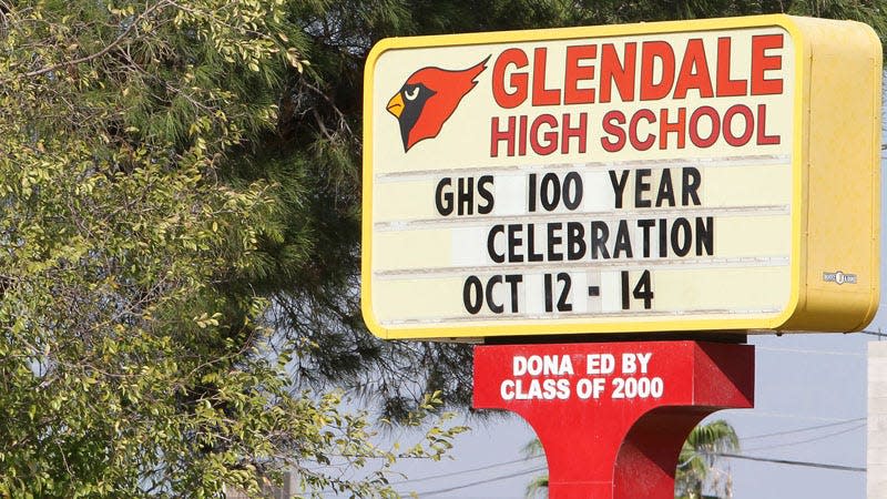 Glendale High School in Glendale Union High School District.