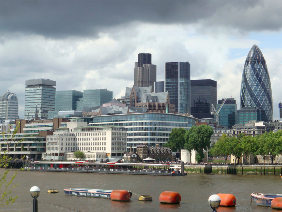 london gherkin skyline city of london