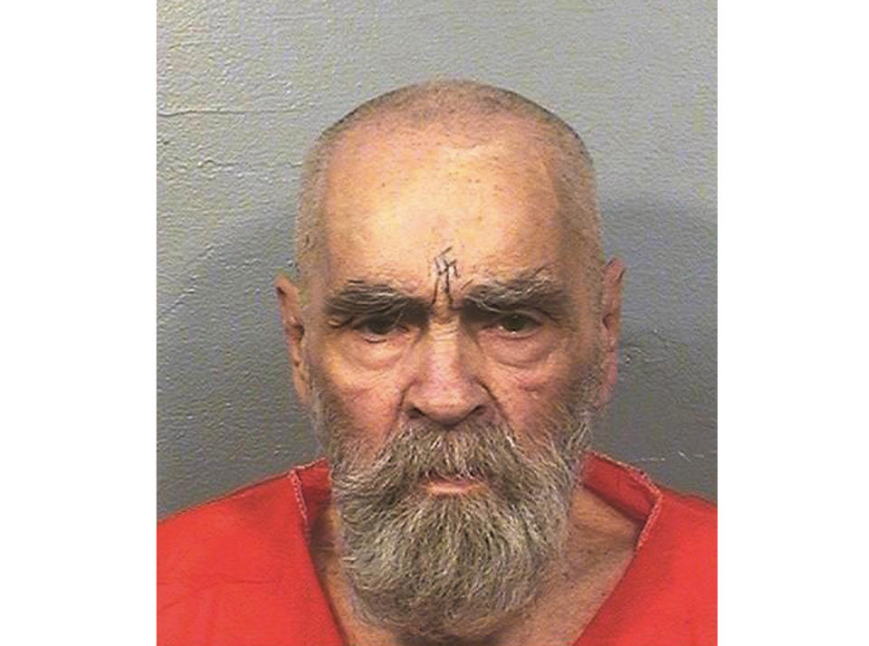 FILE - This Aug. 14, 2017 file photo provided by the California Department of Corrections and Rehabilitation shows Charles Manson. Fifty years ago Charles Manson dispatched a group of disaffected young hippie followers on a two-night killing spree that terrorized Los Angeles and in the years since has come to represent the face of evil. On successive nights in August 1969, the so-called Manson family murdered seven people. Manson died in prison on Nov. 19, 2017. (California Department of Corrections and Rehabilitation via AP, File)