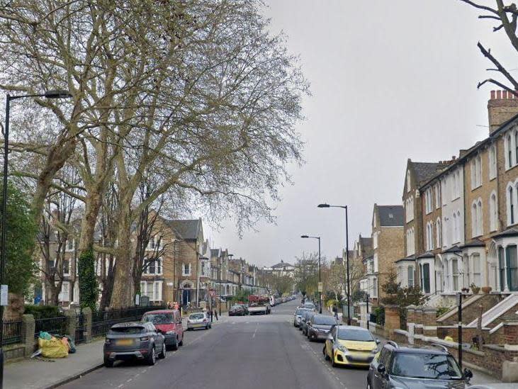Officers confirmed the baby was found on Sandringham Road in Dalston, east London: Google Maps