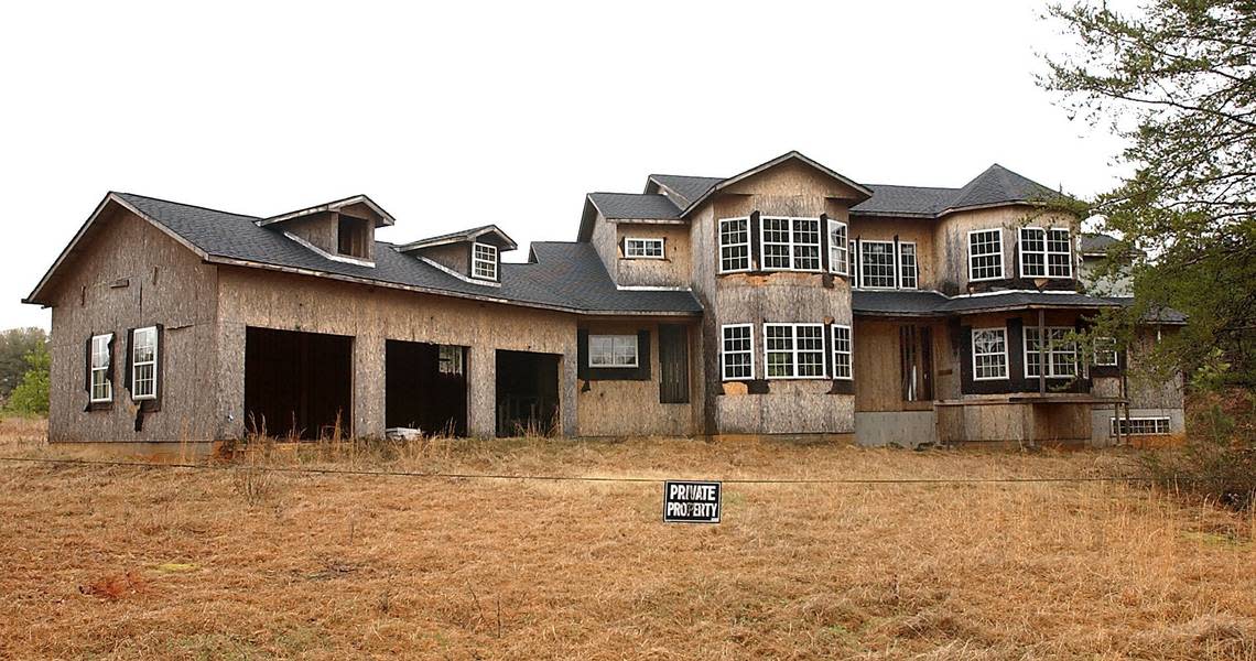 IN 2003, Stanley Roberts was having this house built for his mother before he ran out of money.