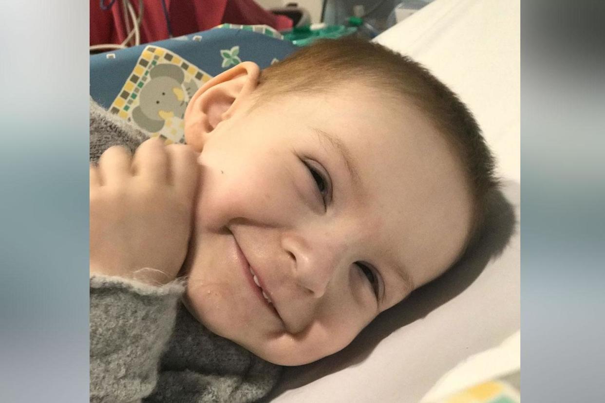 Fighting neuroblastoma: Brave three-year-old Isla Caton: Family handout