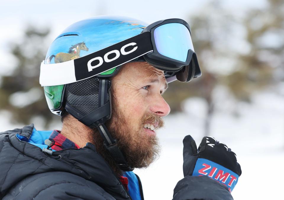 Skier Scott Hoover talks about an upcoming skijoring competition in Heber City on Tuesday, Feb. 6, 2024. | Jeffrey D. Allred, Deseret News