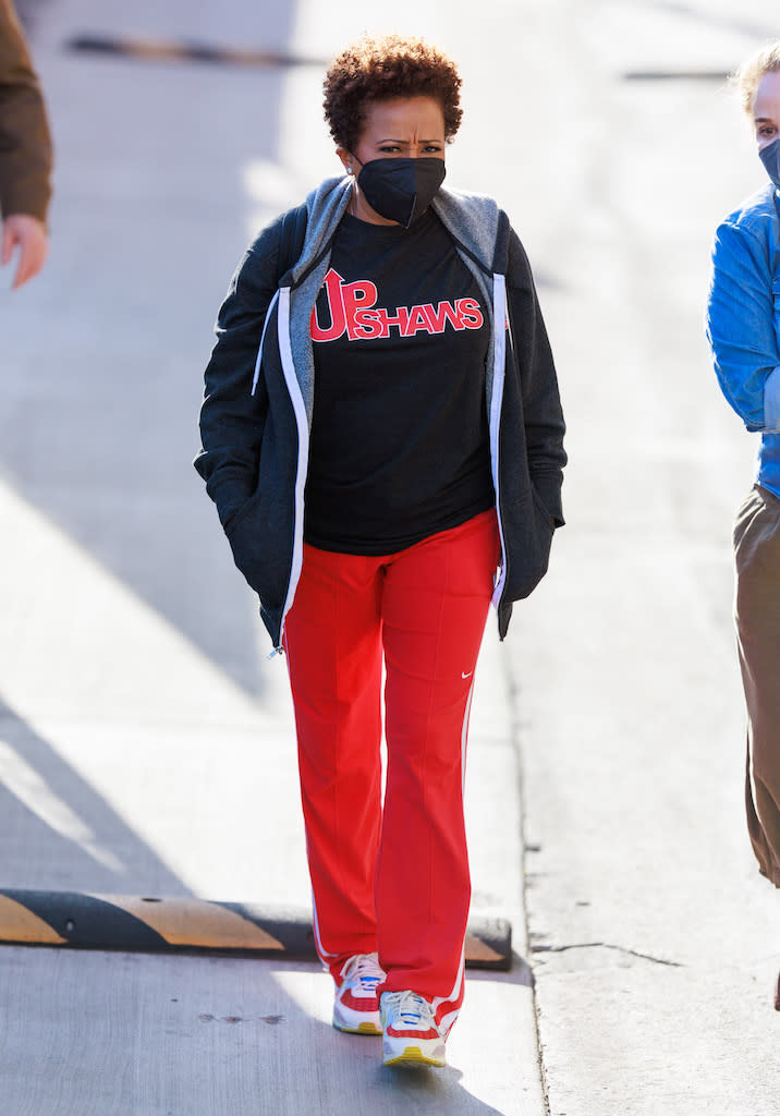 Wanda Sykes is seen at “Jimmy Kimmel Live” in Los Angeles on March 21, 2022. - Credit: RB/Bauergriffin.com / MEGA