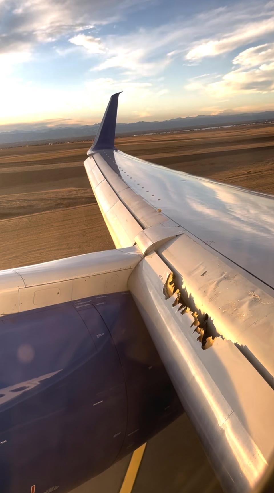 The plane was diverted safely to Denver (AP)