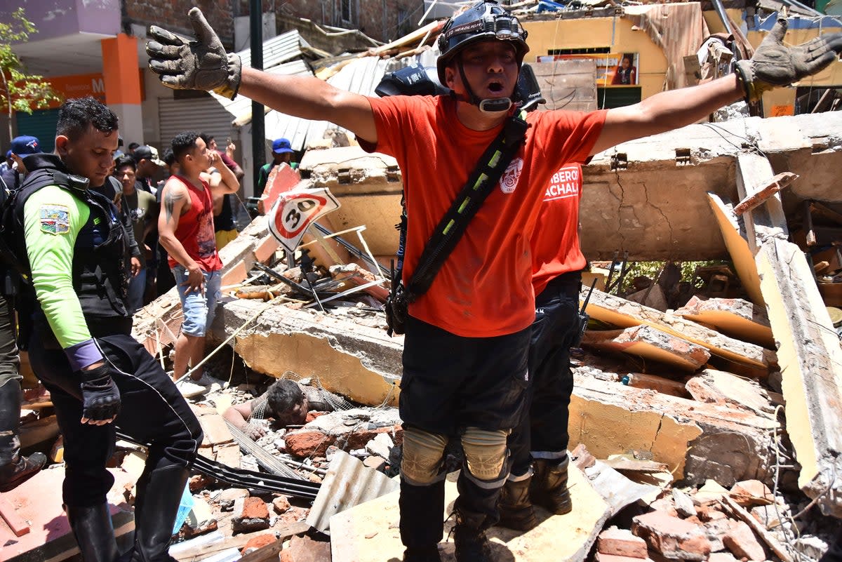 PAPA-ECUADOR SISMO (AP)