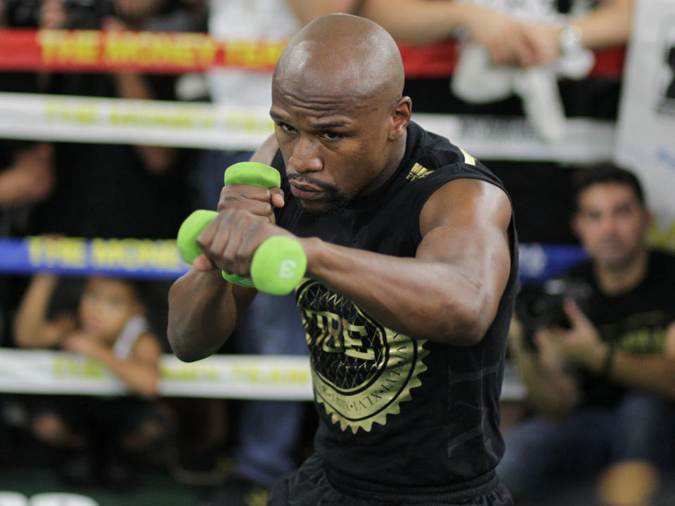 Floyd Mayweather drops hint over UFC rematch with Conor McGregor as he talks up his ability to stand and trade punches