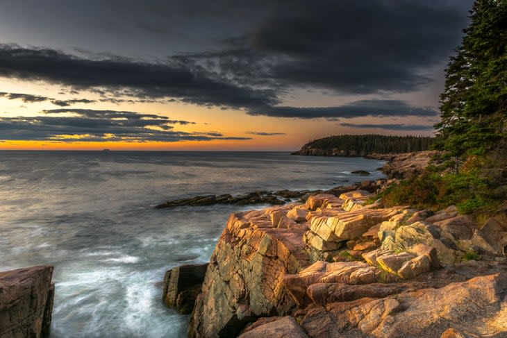 Acadia National Park - Sunrise by Stan Dzugan