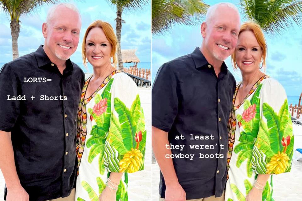 Ladd and Ree Drummond on vacation