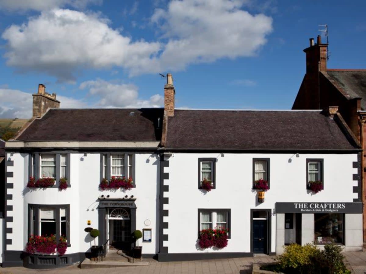 The bedrooms are swish with a touch of tartan twee and a boutique hotel vibe (The Townhouse Hotel)