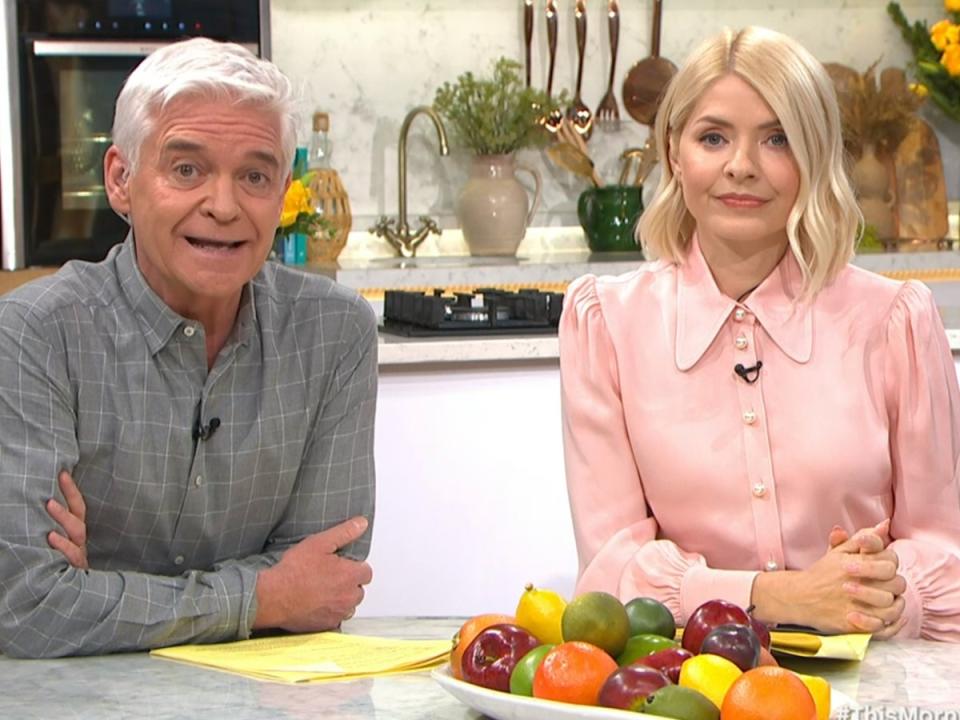 Schofield and Willoughby on ‘This Morning' (ITV)