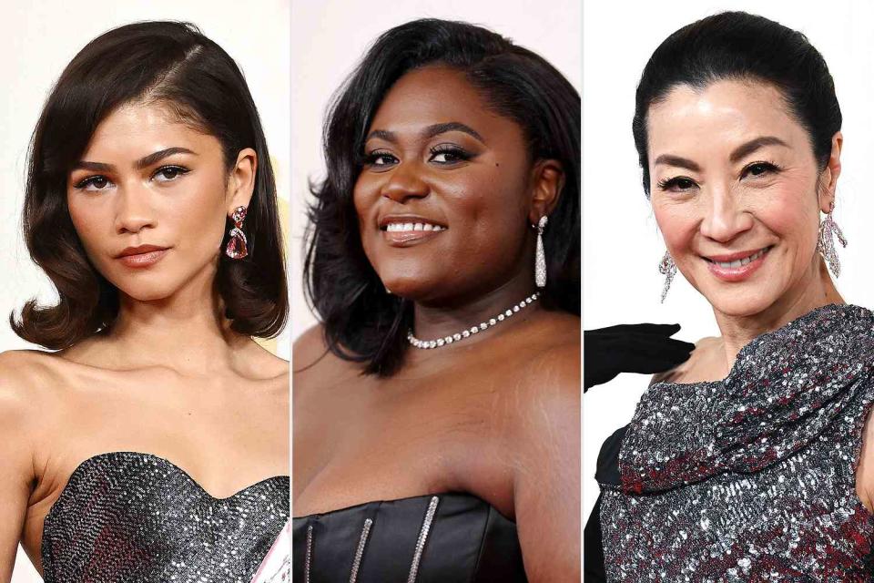 <p>Getty (3)</p> Zendaya, Danielle Brooks and Michelle Yeoh attend the 96th Annual Academy Awards.