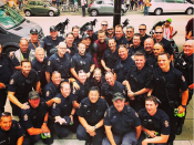 <p>“With great power, comes great… inconvenience,” the Canadian-born actor joked, as he posed for this shot with a group of police officers. “Huge shout-out to the incredibly hard working #VPD. And I’d like to especially thank the great people of Vancouver for putting up with road closures and traffic delays as we film Spider-Man downtown.” (Photo: <a rel="nofollow noopener" href="https://www.instagram.com/p/BXjLIT-D-2V/?taken-by=vancityreynolds" target="_blank" data-ylk="slk:Ryan Reynolds via Instagram;elm:context_link;itc:0;sec:content-canvas" class="link ">Ryan Reynolds via Instagram</a>) </p>