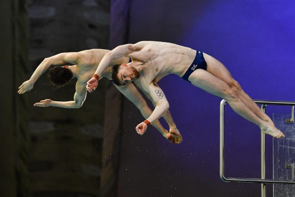 Matty Lee and Noah Williams are forming a burgeoning partnership in the 10m synchro  (Getty Images)
