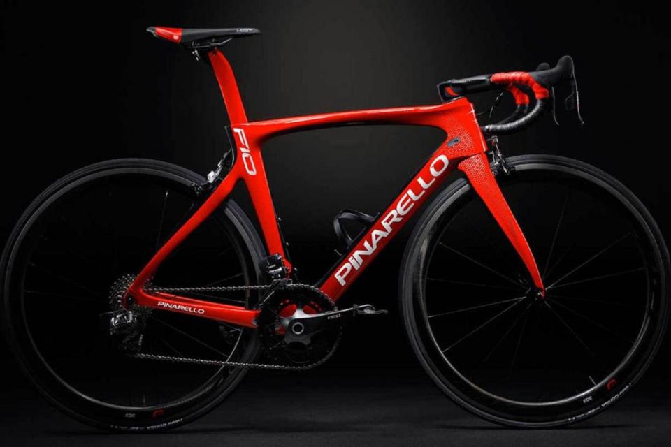 The ad was for a Pinarello electric bicycle