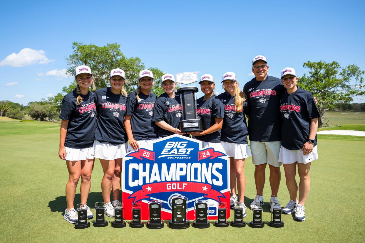 The Xavier Musketeers captured their fifth consecutive Big East Championship on Monday, April 22, 2024 at Callawassie Island Golf Club in Okatie, South Carolina.