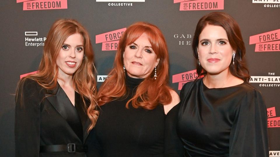 Princess Beatrice, Sarah Ferguson and Princess Eugenie