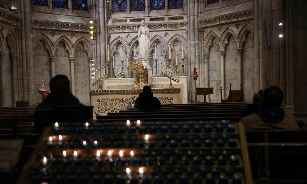 <span>Funeral of Cecilia Gentili took place at St Patrick's Cathedral on Thursday.<br></span><span>Photograph: Shannon Stapleton/Reuters</span>