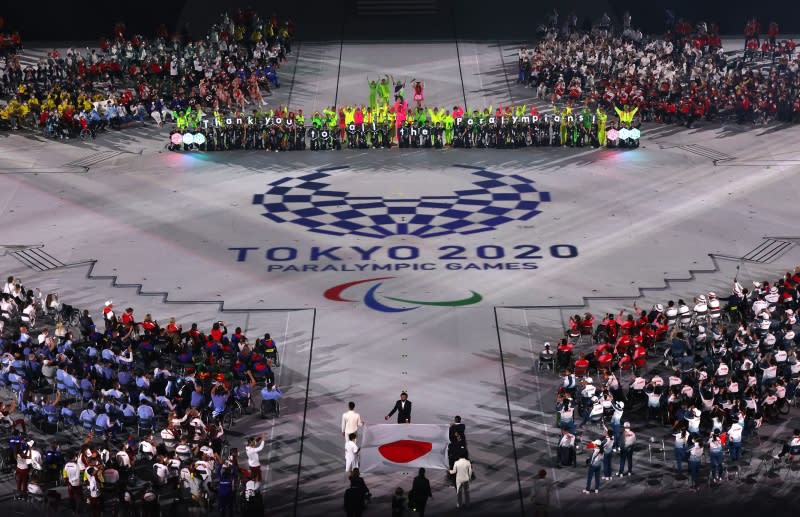 2020東京殘疾人奧運, 閉幕禮, 新國立競技場, 2024巴黎殘疾人奧運